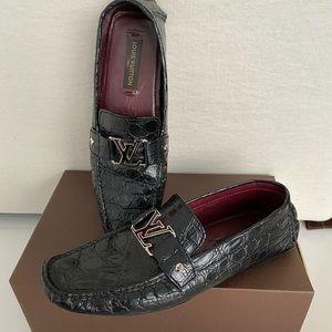 Louis Vuitton  Loafers Crocodile